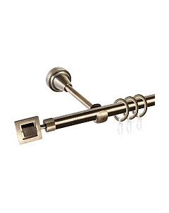 Карниз для штор АС ФОРОС Grace D16Г/16Г + наконечники Венето Ас форос