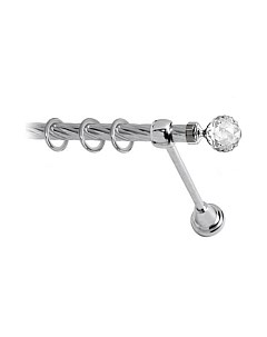 Карниз для штор Lm Decor Кристал 130 1р витой Lm decor