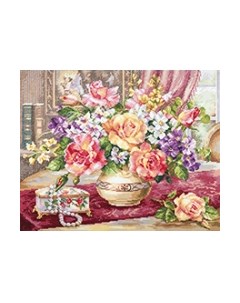 Набор для вышивания Розы в гостиной / 2-50 Алиса