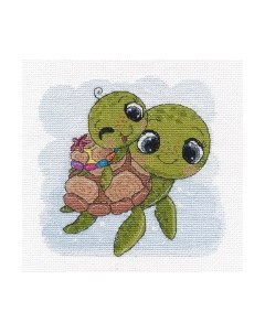 Набор для вышивания Веселые черепашки / 1377В Овен