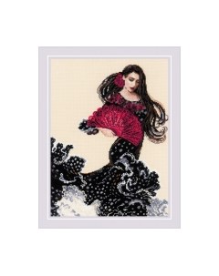 Набор для вышивания Танец с веером / 1914 Риолис