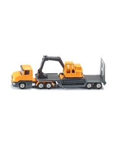 Трейлер игрушечный Siku Грузовик с тралом и экскаватором / 1611
