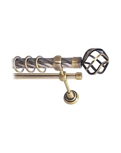 Карниз для штор Lm Decor Булава 097 2р витой 25/16мм Lm decor