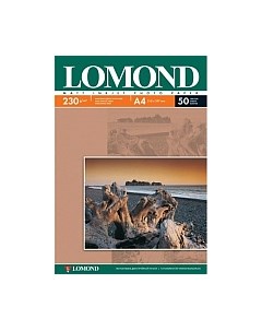 Фотобумага Lomond А4, 230 г/м, 50 л. / 0102016