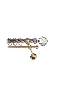 Карниз для штор Lm Decor Кристалл 130 2р витой 25/16мм Lm decor