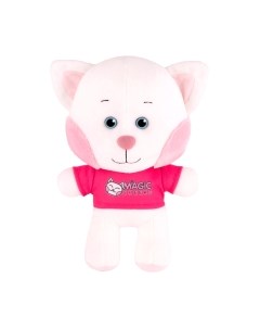 Мягкая игрушка Maxitoys Котенок с розовыми щечками в футболке / MT-MRT-MG01202304-25