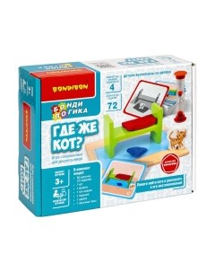 Настольная игра Bondibon Бонди Логика Где же кот? / ВВ5669