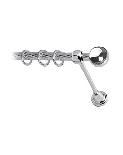 Карниз для штор Lm Decor Шар малый 124 1р витой Lm decor