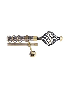 Карниз для штор Lm Decor Вираж 098 2р витой 25/16мм Lm decor