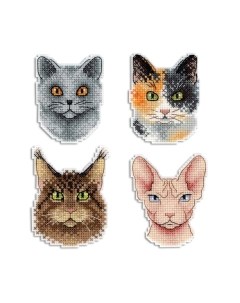 Набор для вышивания Кто сказал Мяу? Магниты / Р-340М М.п.студия