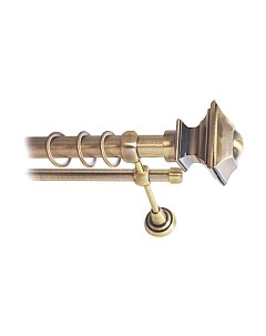 Карниз для штор Lm Decor Верди 030 2р гладкий 25/16мм Lm decor