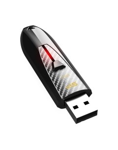 USB flash накопитель Silicon Power Blaze B25 Black 64GB (SP064GBUF3B25V1K) Silicon power