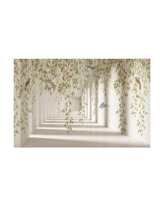 Фотообои листовые Citydecor Flower Tunnel 3D 4