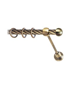 Карниз для штор Lm Decor Шар малый 124 1р витой Lm decor