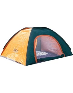 Треккинговая палатка LY 1624 оранжевый зеленый Isma