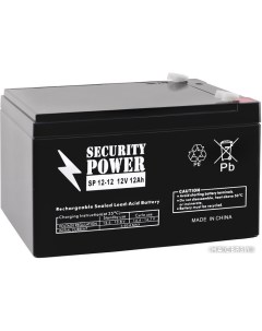 Аккумулятор для ИБП SP 12 12 F2 12В 12 А ч Security power