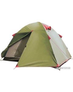 Кемпинговая палатка Tourist 3 зеленый Tramp lite