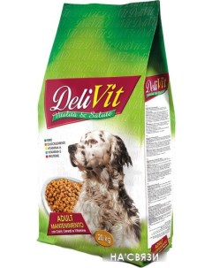 Сухой корм для собак Delivit Adult Maintenance для взрослых средних и крупных пород 20 кг Pet360
