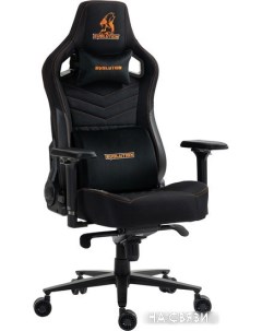 Кресло Nomad PRO черный оранжевый Evolution