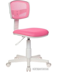 Детское кресло CH W299 розовый белый Бюрократ