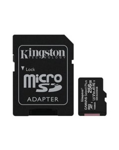 Карта памяти Canvas Select Plus microSDXC 256GB с адаптером Kingston
