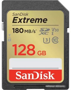 Карта памяти Extreme SDXC SDSDXVA 128G GNCIN 128GB Sandisk