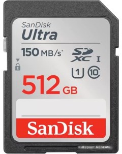 Карта памяти Ultra SDXC SDSDUNC 512G GN6IN 512GB Sandisk
