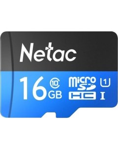 Карта памяти P500 Standard 16GB NT02P500STN 016G R с адаптером Netac