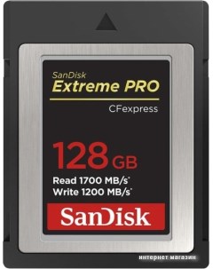 Карта памяти Extreme Pro CFexpress Type B SDCFE 128G GN4NN 128GB Sandisk