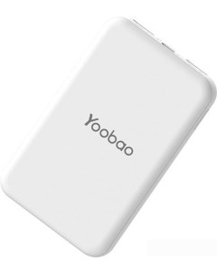 Портативное зарядное устройство P6W белый Yoobao
