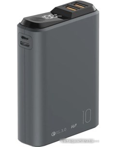 Портативное зарядное устройство QS 10 10000mAh темно серый Olmio