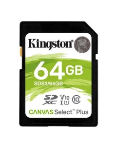Карта памяти Canvas Select Plus SDXC 64GB Kingston