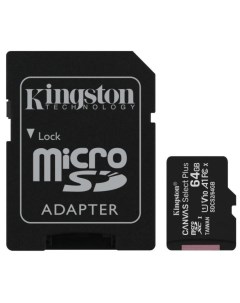 Карта памяти Canvas Select Plus microSDXC 64GB с адаптером Kingston