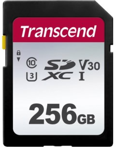 Карта памяти SDHC 300S 256GB Transcend