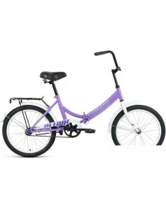 Детский велосипед City 20 2021 фиолетовый серый Altair