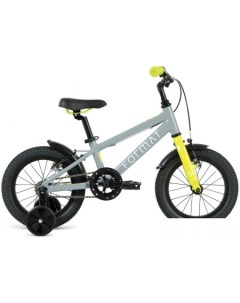 Детский велосипед Kids 14 2022 серый Format