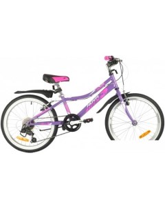 Детский велосипед Alice 20 2021 фиолетовый Novatrack