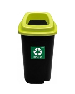 Контейнер для раздельного сбора мусора Sort Bin 9018168 черный зеленый Plafor