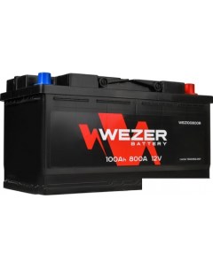 Автомобильный аккумулятор WEZ100800R 100 А ч Wezer