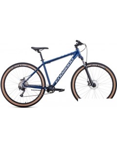 Велосипед Buran 29 2 0 Disc 2021 синий серебристый Forward