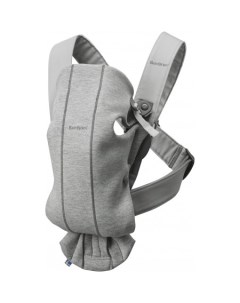 Рюкзак переноска Mini 3D Jersey светло серый Babybjorn