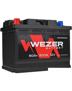Автомобильный аккумулятор WEZ60500L 60 А ч Wezer