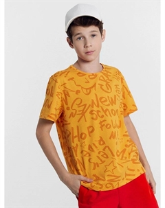 Футболка для мальчиков оранжевая с граффити Mark formelle