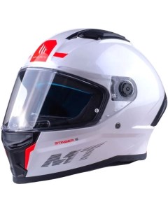 Мотошлем Stinger 2 Solid XL белый перламутр Mt helmets