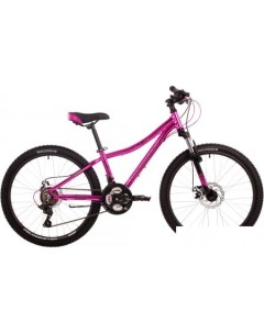 Велосипед Katrina 21 D 2024 24AHD KATRINA 12GPN4 розовый металлик Novatrack
