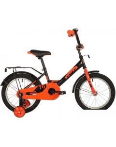 Детский велосипед Simple 16 2024 черный Foxx