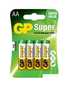 Батарейка Super Alkaline AA 4 шт Gp