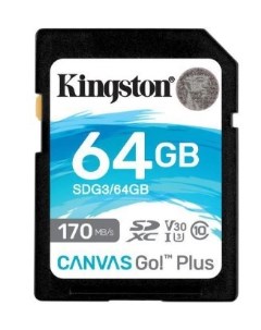 Карта памяти Canvas Go Plus SDXC 64GB Kingston