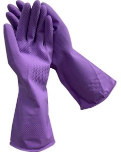 Латексные перчатки Чистенот Латексные Универсальные M фиолетовый Meine liebe