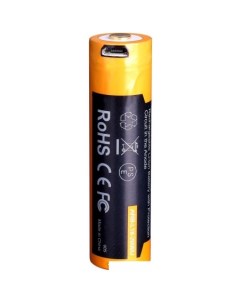 Батарейка 18650 Li Ion 2600mAh Micro USB Fenix